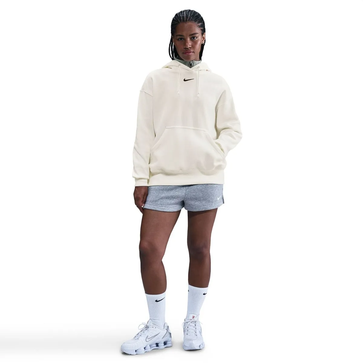 Sportswear Phoenix Oversized Damen Kapuzensweater, weiß US: S