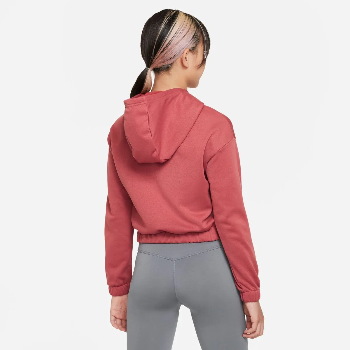 Therma-Fit Mädchen Kapuzensweater, rot US: L