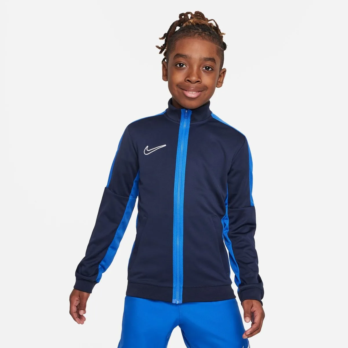 Dri-Fit Academy Kinder Fußballjacke, blau US: L