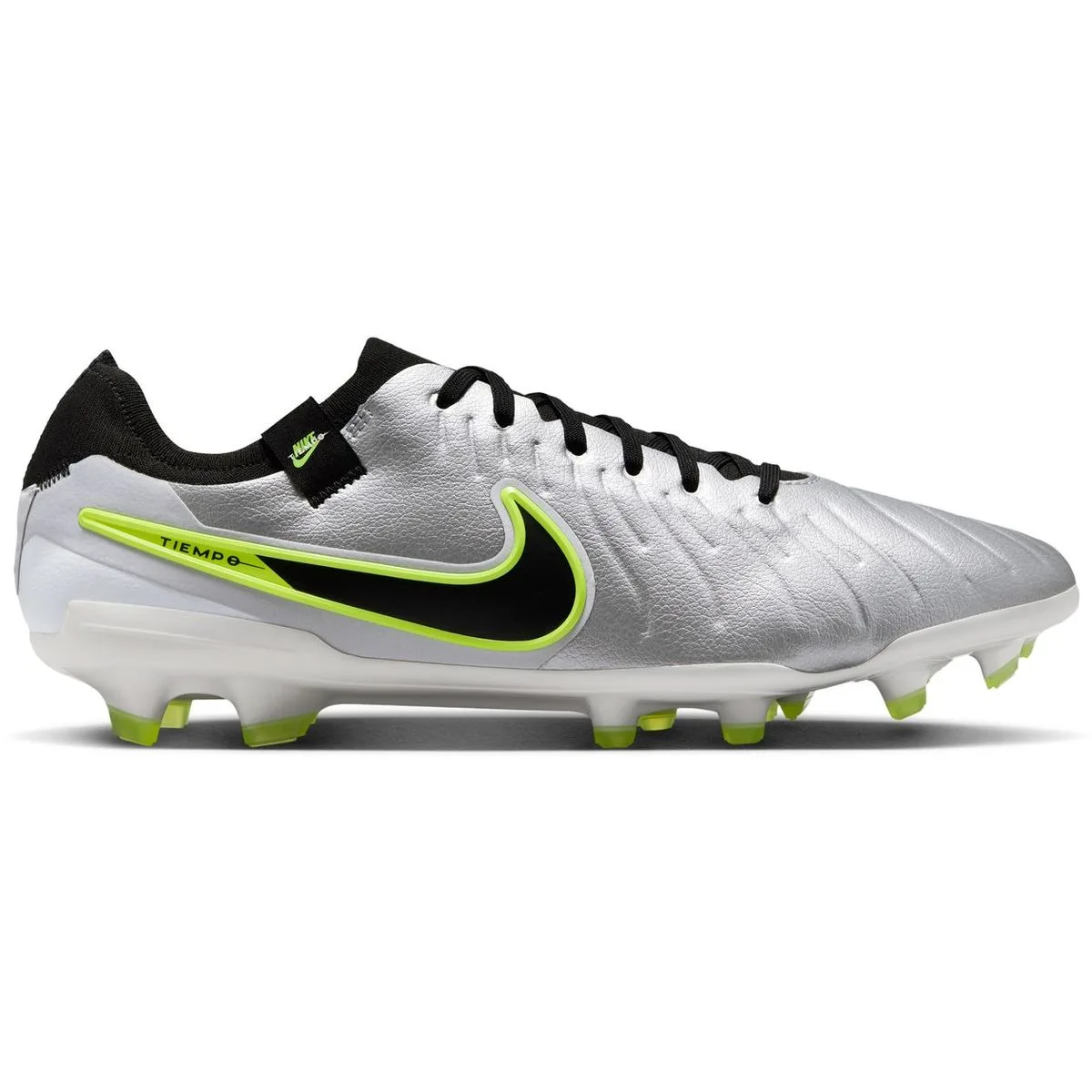 Tiempo Legend 10 Pro FG Low- Herren Nockenschuhe, silber, Größe 45 ½ 45 ½