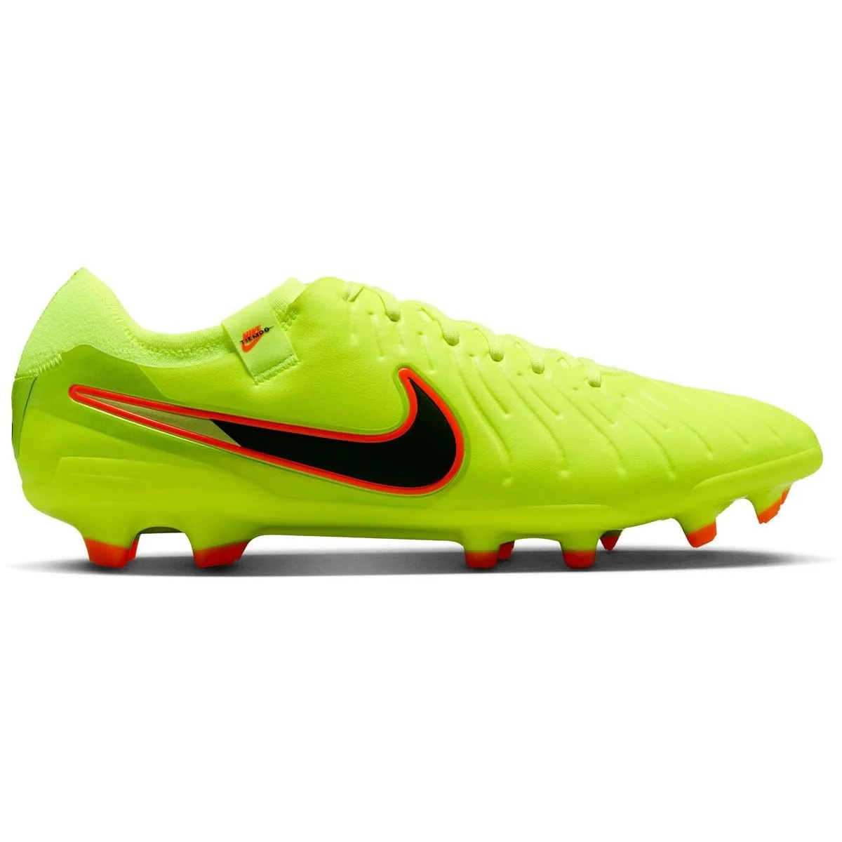 Nike Tiempo Legend 10 Pro FG Low- Herren Nockenschuhe, grün, Größe 44 ½