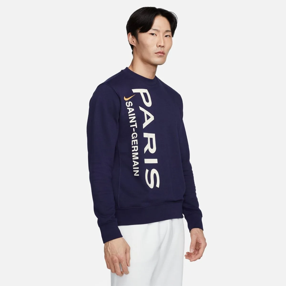 Paris Saint-Germain French Terry Crew-Neck Herren Sweatshirt, blau US: 2XL