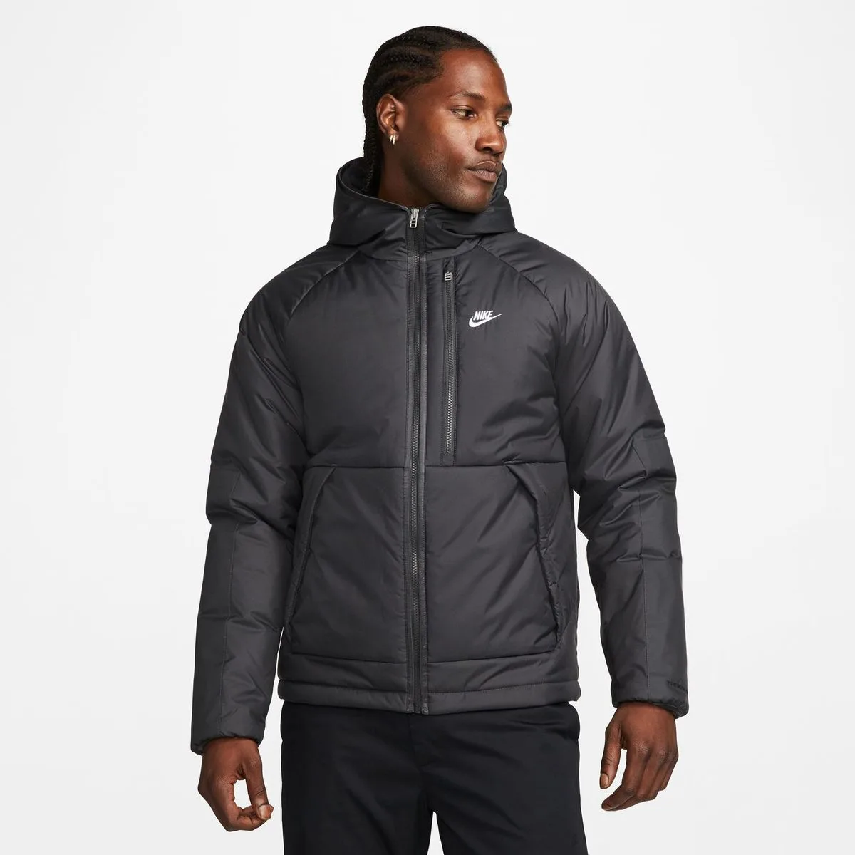 Sportswear Therma-Fit Repel Hooded Herren Midlayer, grau US: XL