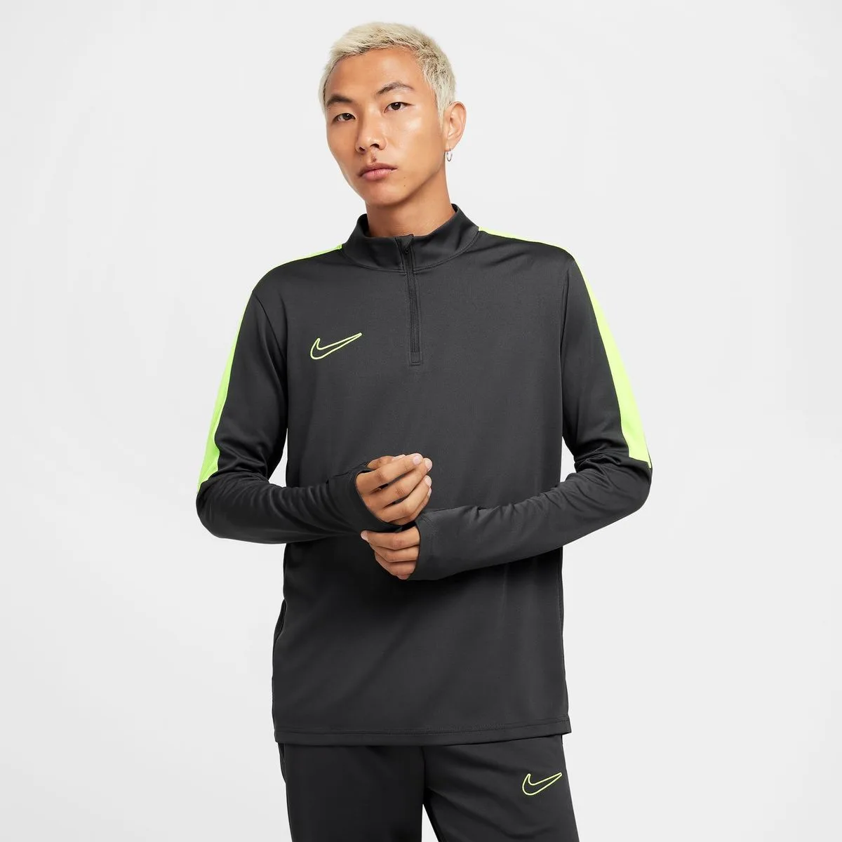 Academy Dri-Fit 1/2-Zip Herren Sweatshirt, grau US: 2XL