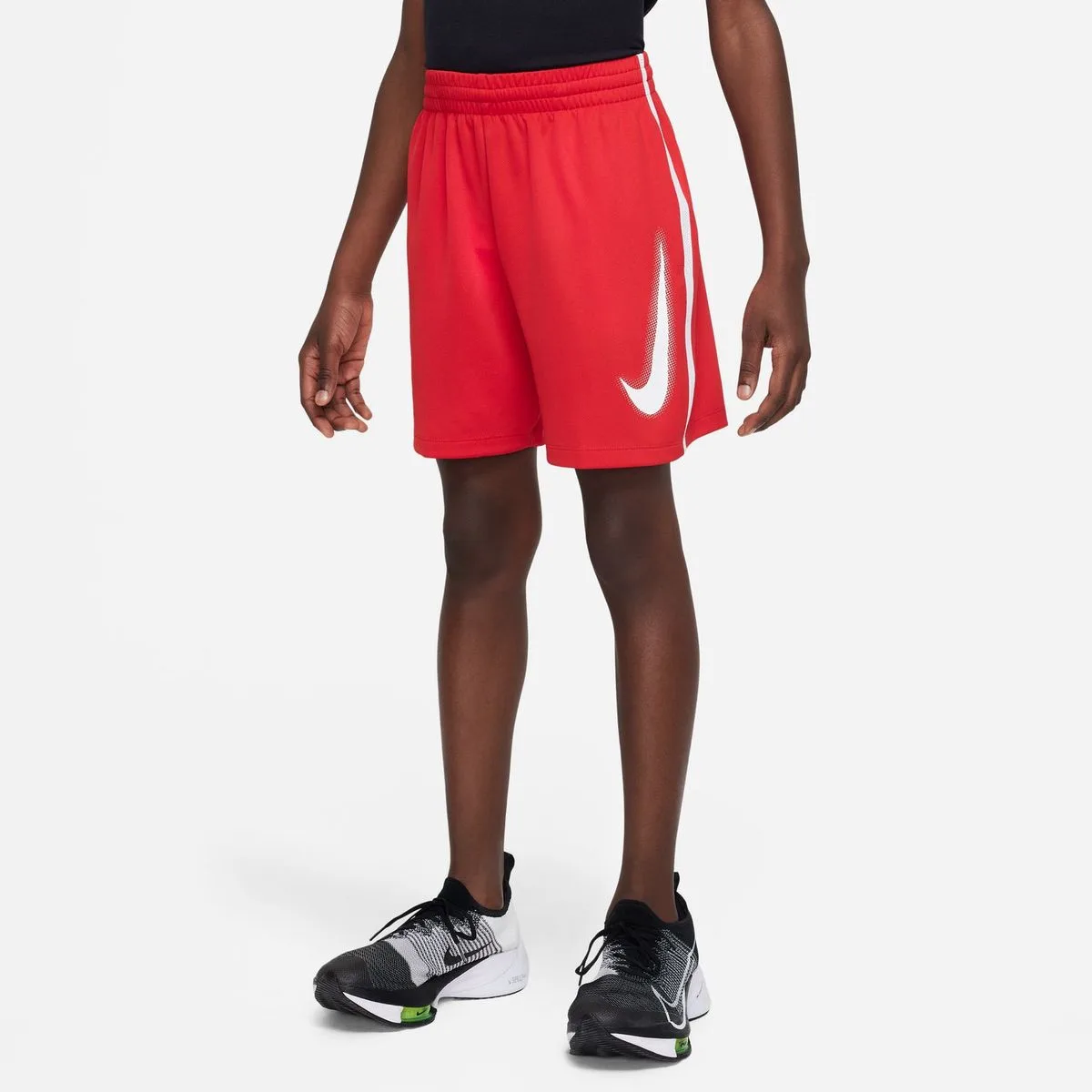 Multi Dri-Fit Graphic Training Jungen Shorts, rot US: S