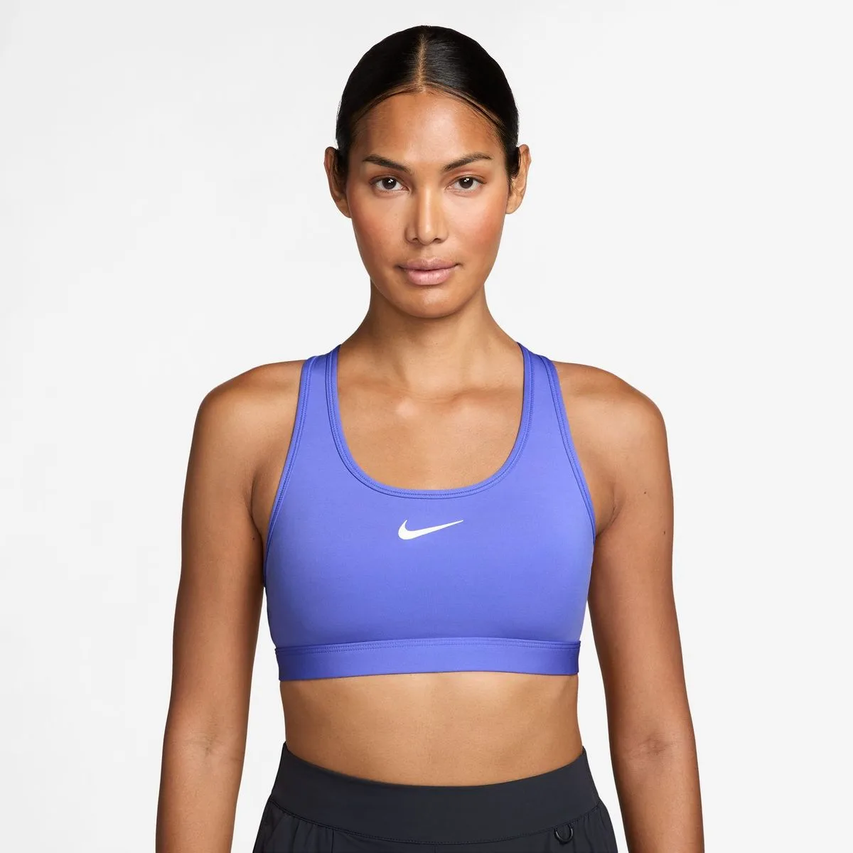Nike Swoosh Medium Support Padded Damen Bustier, lila 198726177691