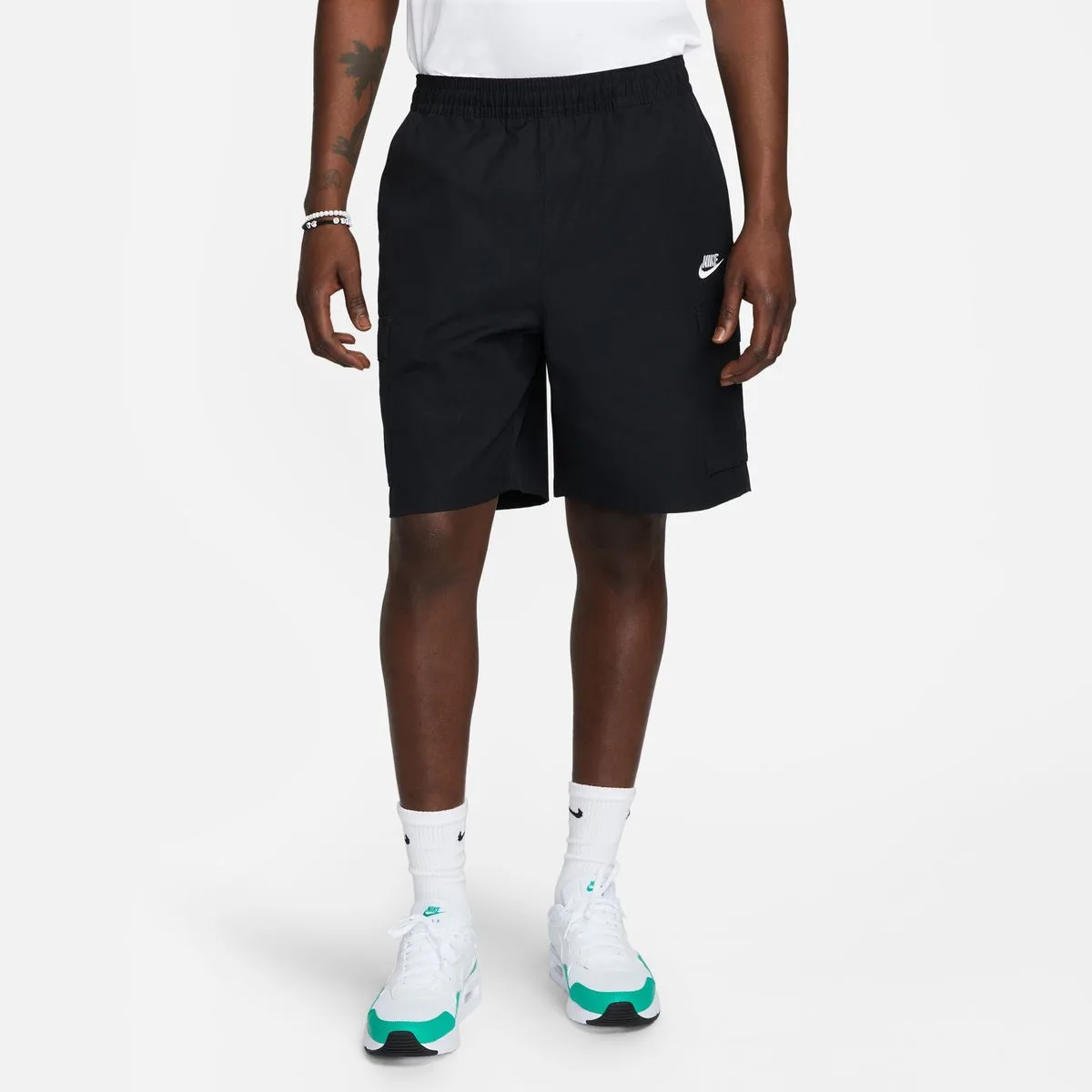 Woven Cargo Herren Shorts, schwarz US: S