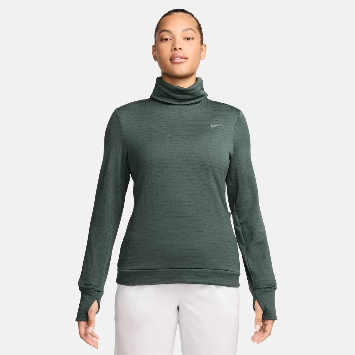 Therma-Fit Element Swift Turtleneck Damen Sweatshirt, grün US: M