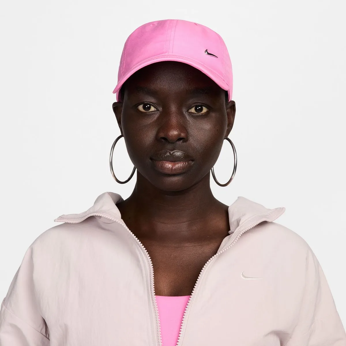Dri-Fit Unstructured Metal Swoosh Cap, pink US: L/XL UK: LARGE