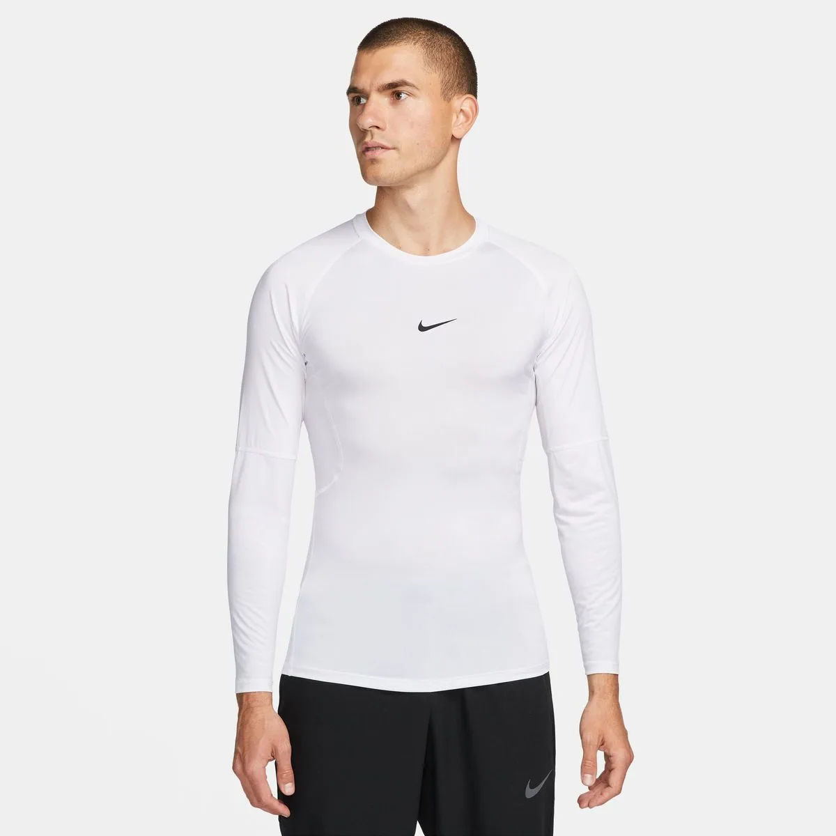 Pro Dri-Fit Fit ness Herren Sweatshirt, weiß US: 2XL