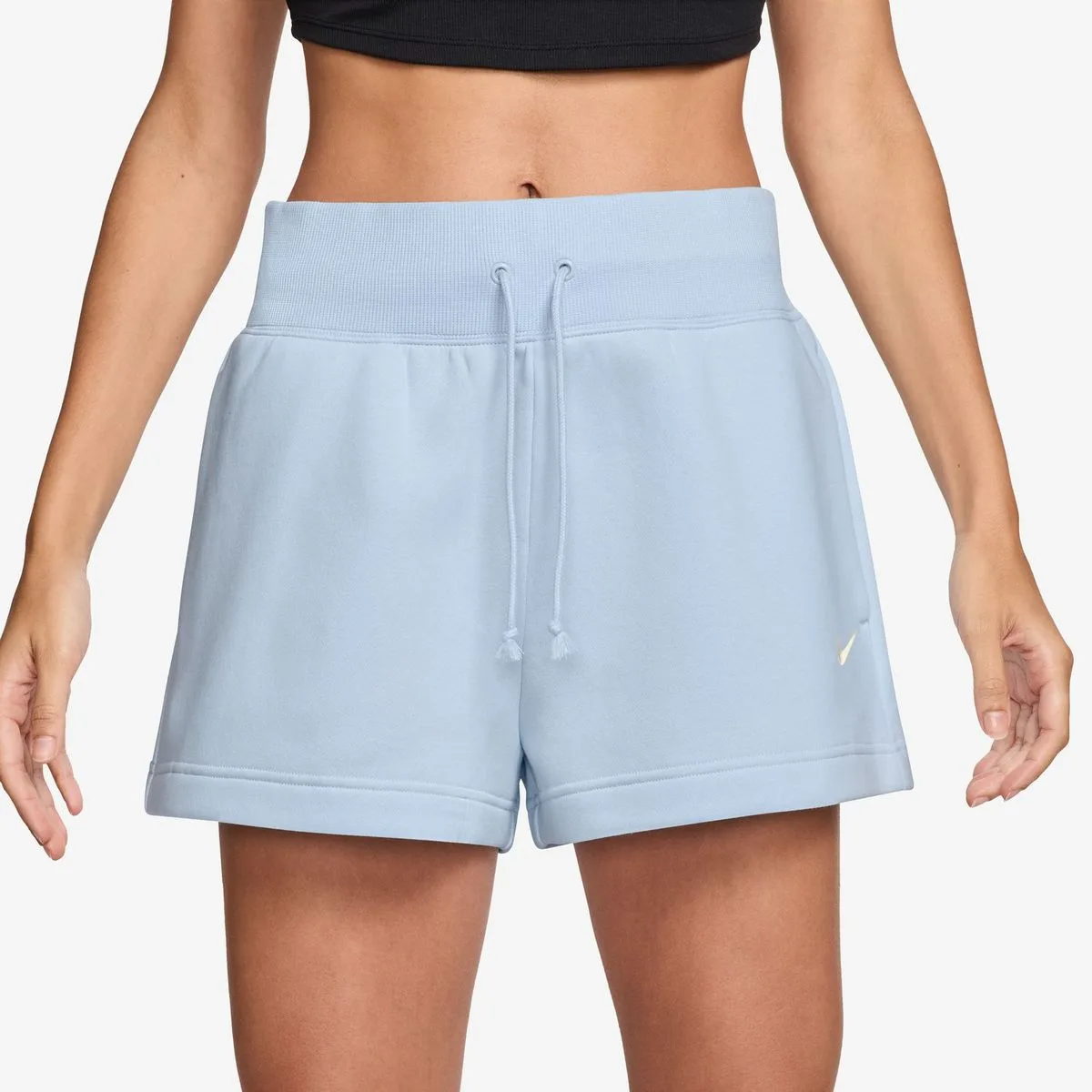 Sportswear Phoenix High-Waisted Loose Damen Shorts, blau US: M