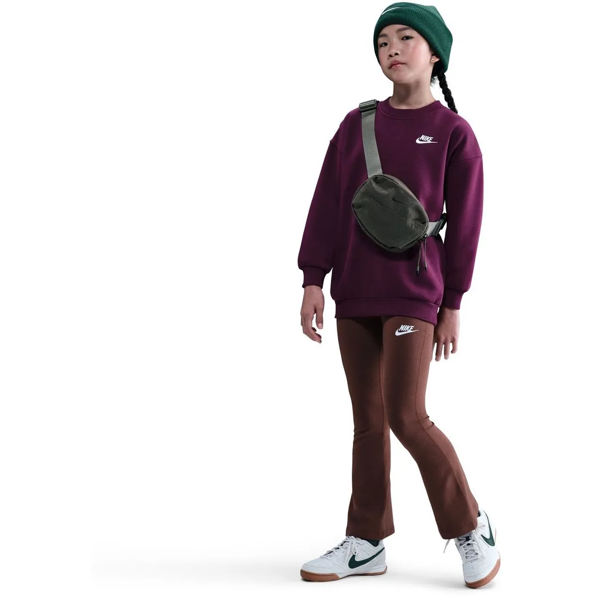 Sportswear Oversized Kinder Sweatshirt, rot US: M