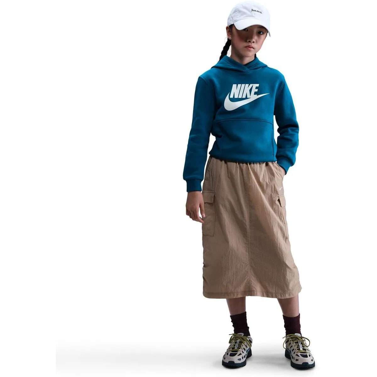 Sportswear Club Kinder Kapuzensweater, türkis US: XL
