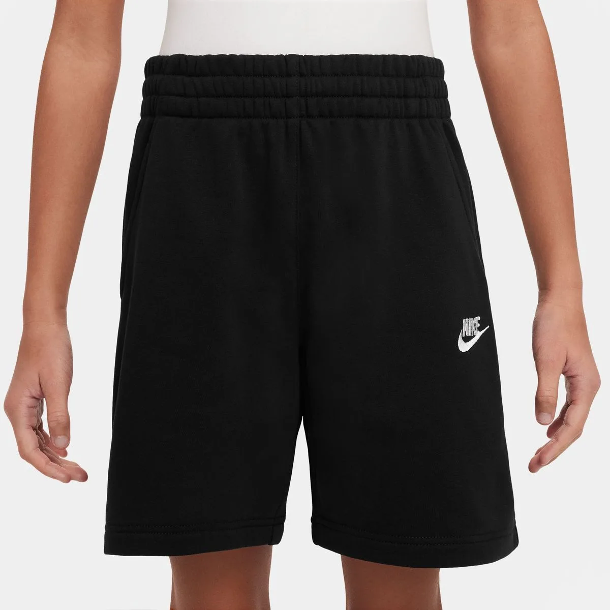 Sportswear French Terry Kinder Shorts, schwarz US: L
