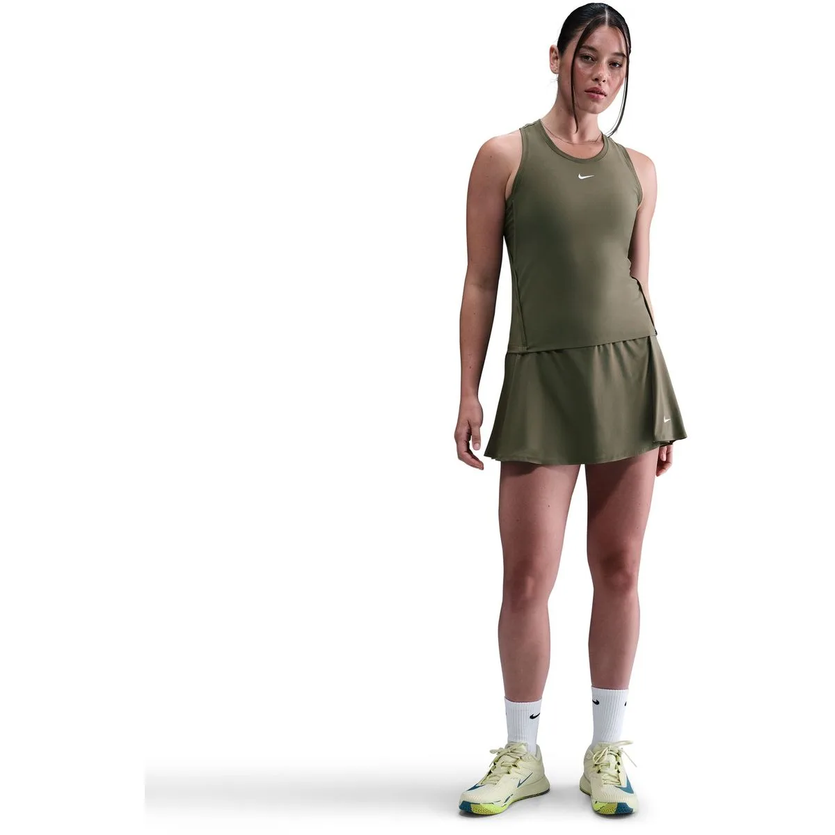 Nike Victory Dri-Fit Short Flouncy Damen Rock, grün 198481743063