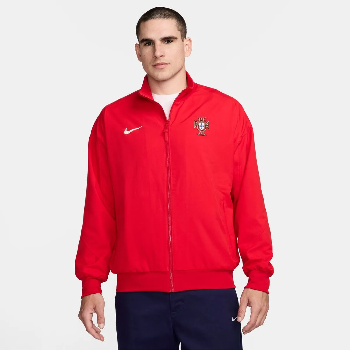 Portugal Dri-Fit Strike Anthem Herren Fußballjacke, rot US: M