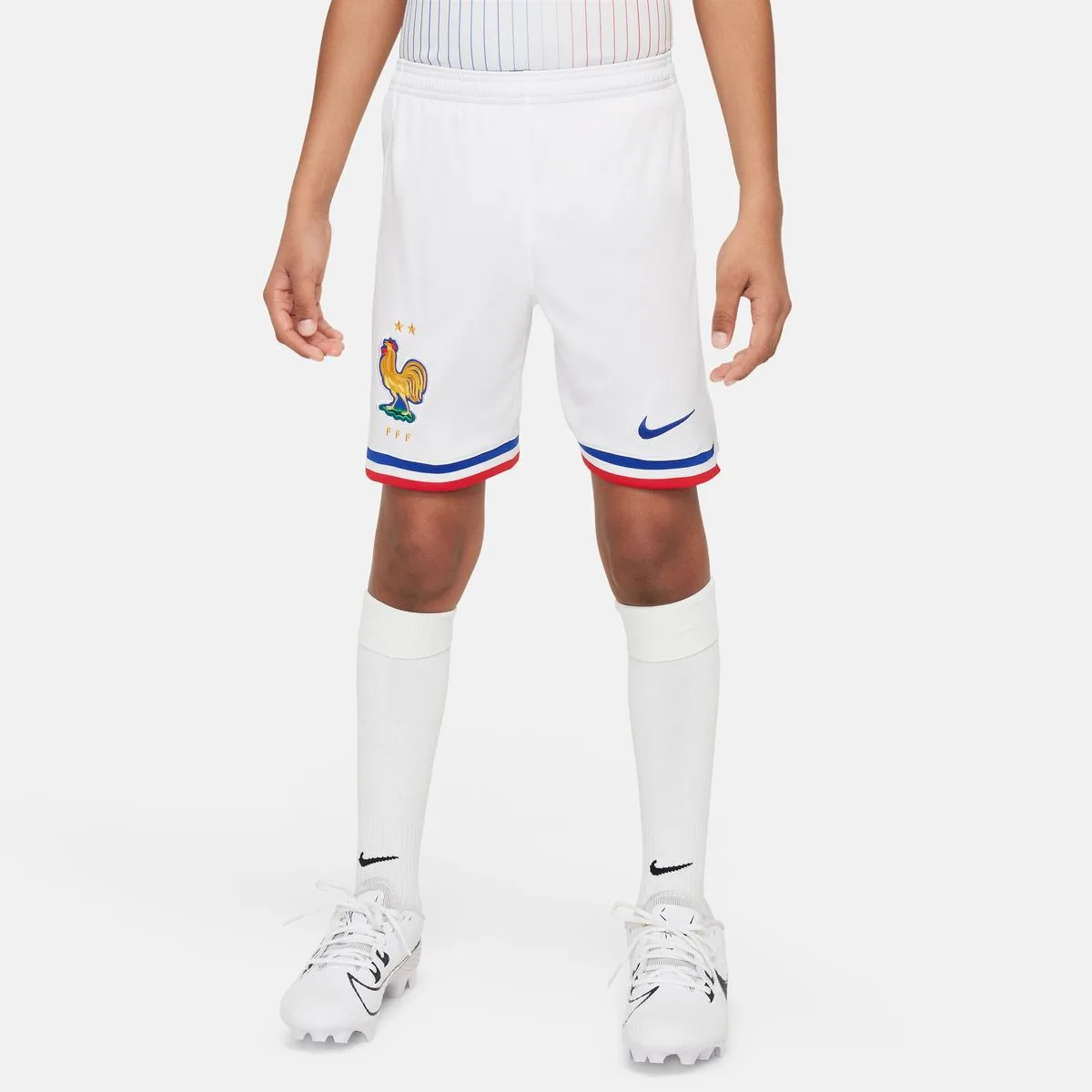 Frankreich Dri-Fit Stadium Home Kinder Shorts, weiß US: XL