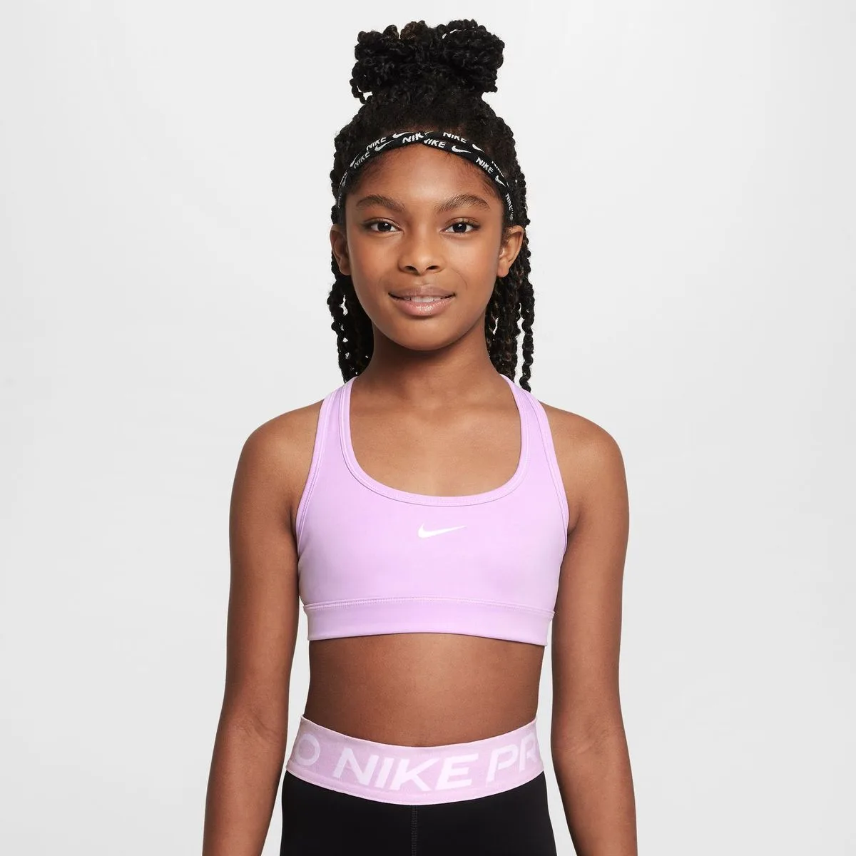 Nike Swoosh Mädchen Bustier, lila 197862382518