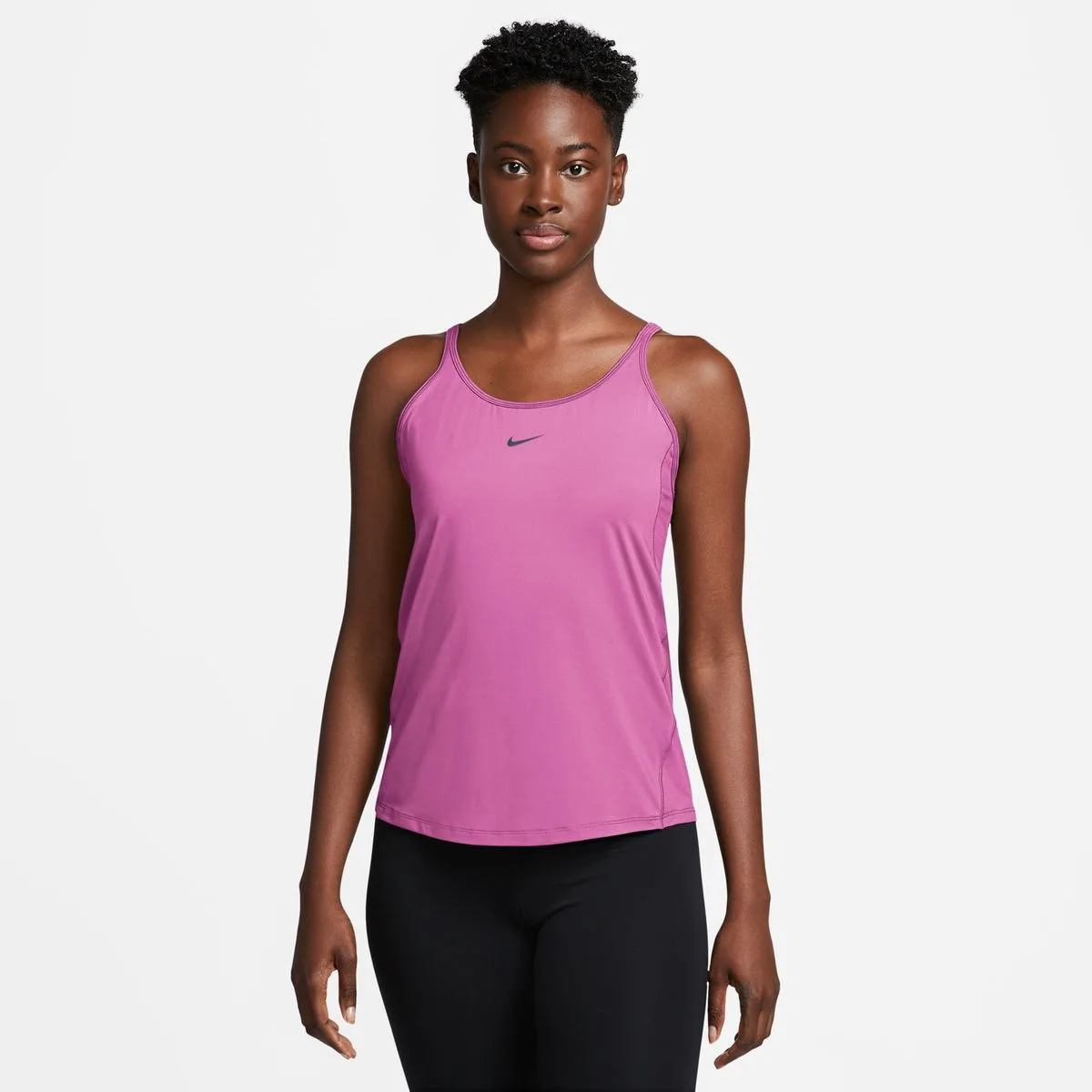 Nike One Classic Dri-Fit Strappy Damen Tanktop, pink 196975007721