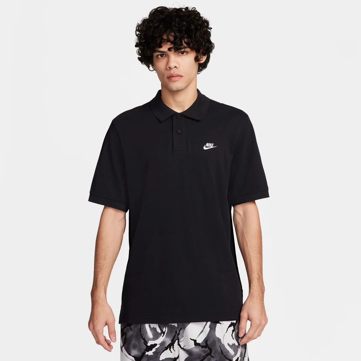 Club Herren Poloshirt, schwarz US: XL