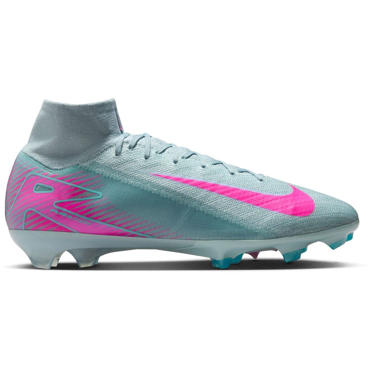 Mercurial Superfly 10 Elite FG High- Herren Nockenschuhe, türkis, Größe 41 41