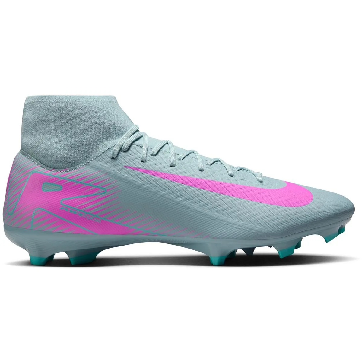 Mercurial Superfly 10 Academy emyemy MG High- Herren Nockenschuhe, türkis, Größe 44 44