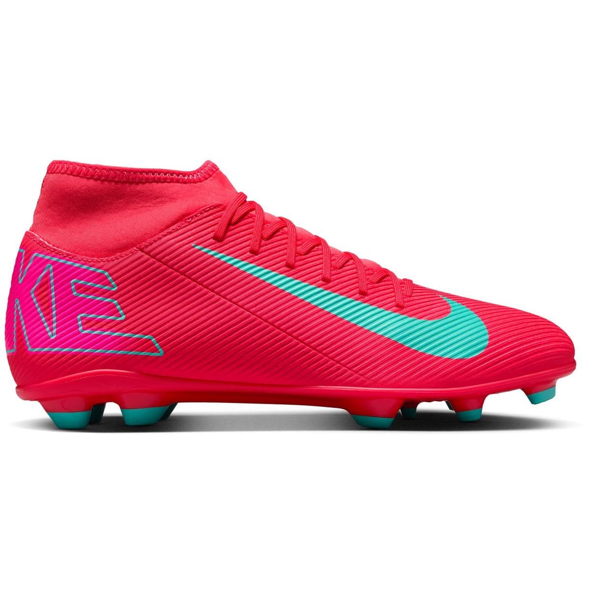 Mercurial Superfly 10 MG High- Herren Nockenschuhe, rot, Größe 45 ½ 45 ½