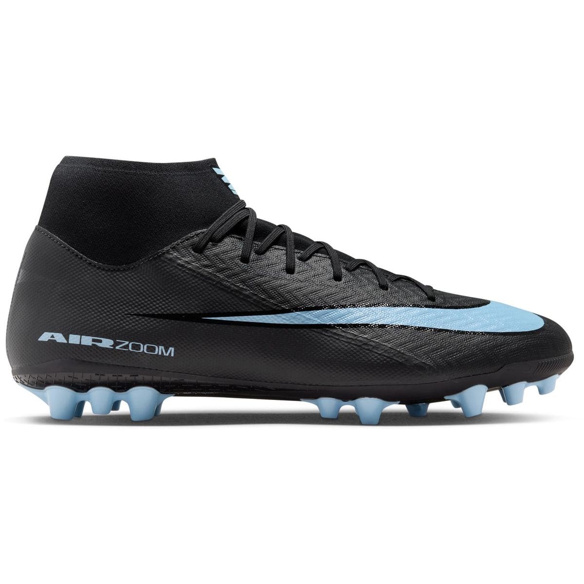 Mercurial Superfly 10 Academy emyemy Artificial-Grass High- Herren Hallenschuhe, schwarz, Größe 43 43