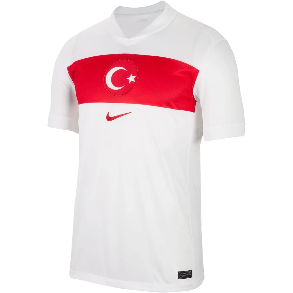 Türkei 2024/25 Stadium Heim Dri-Fit Replica Herren Kapuzensweater, weiß US: L