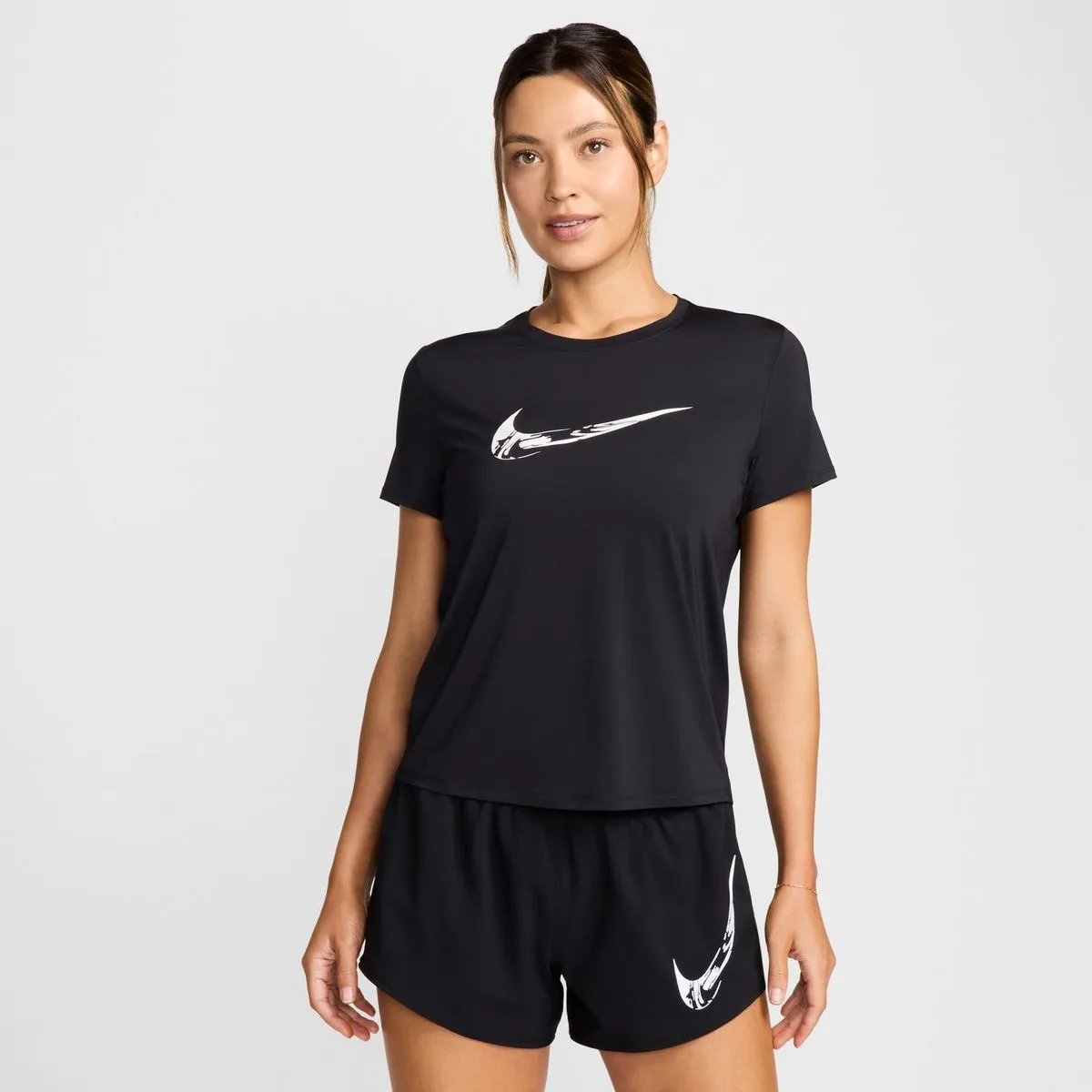 One Swoosh Dri-Fit Damen Kapuzensweater, schwarz US: L