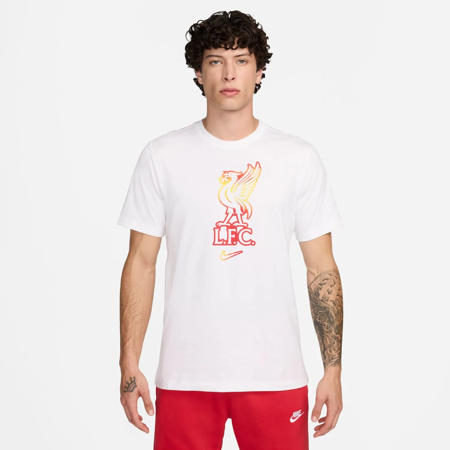 Liverpool FC Crest Herren T-Shirt, weiß US: M