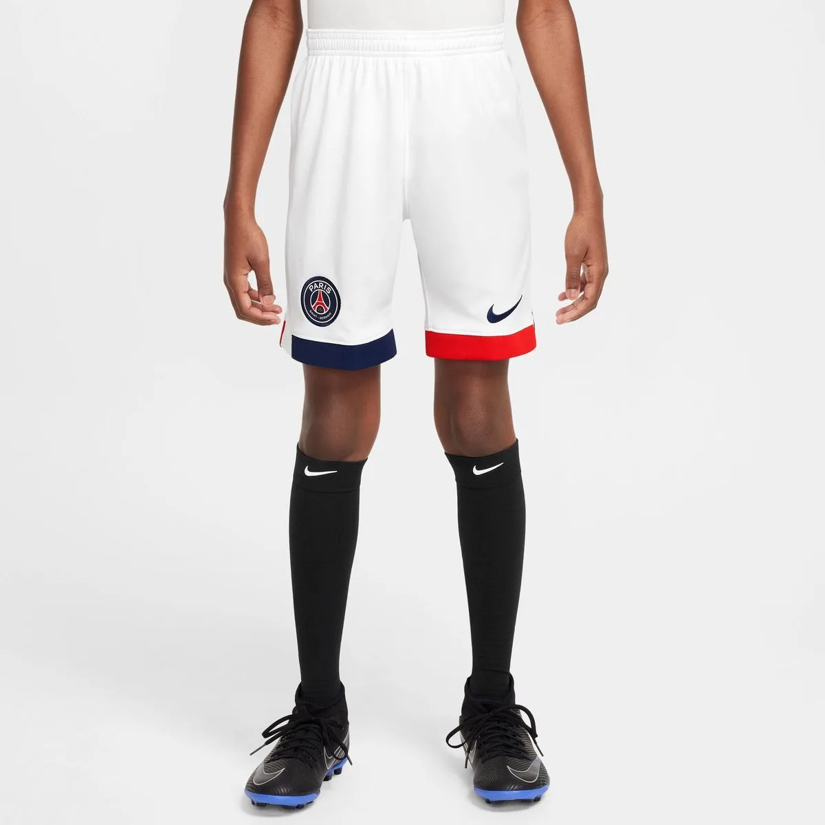 Paris Saint-Germain 2024/25 Stadium Away Dri-Fit Replica Kinder Shorts, weiß US: M