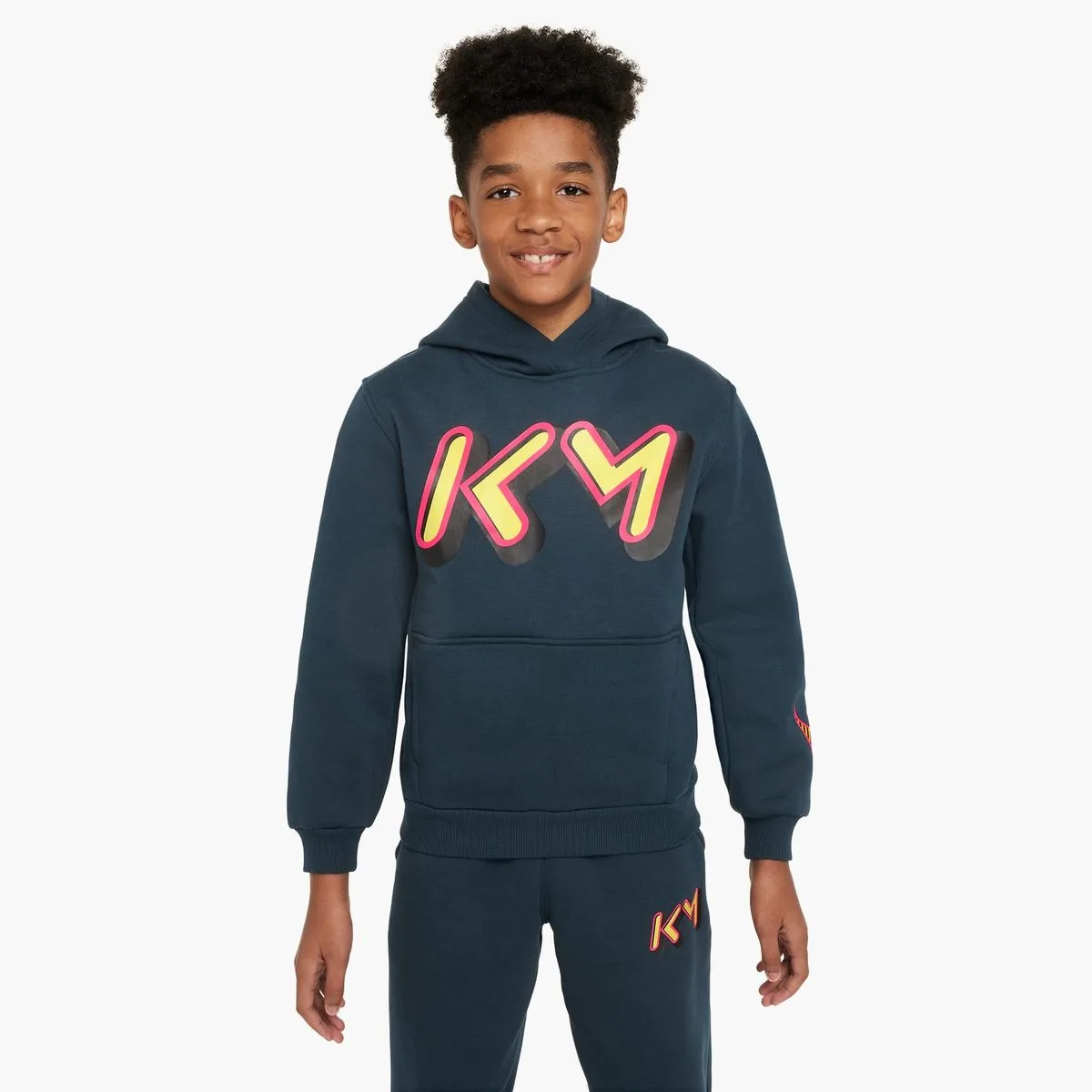 Kylian Mbappé Club Kinder Kapuzensweater, blau US: M