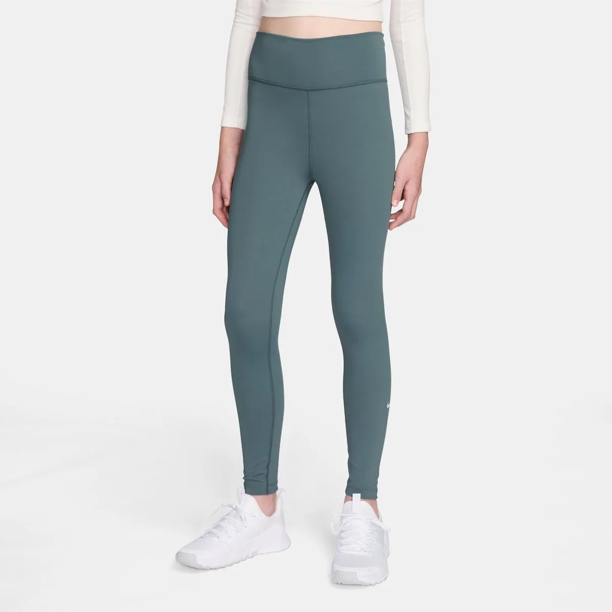 One Dri-Fit High-Waisted Mädchen Tights, türkis US: S
