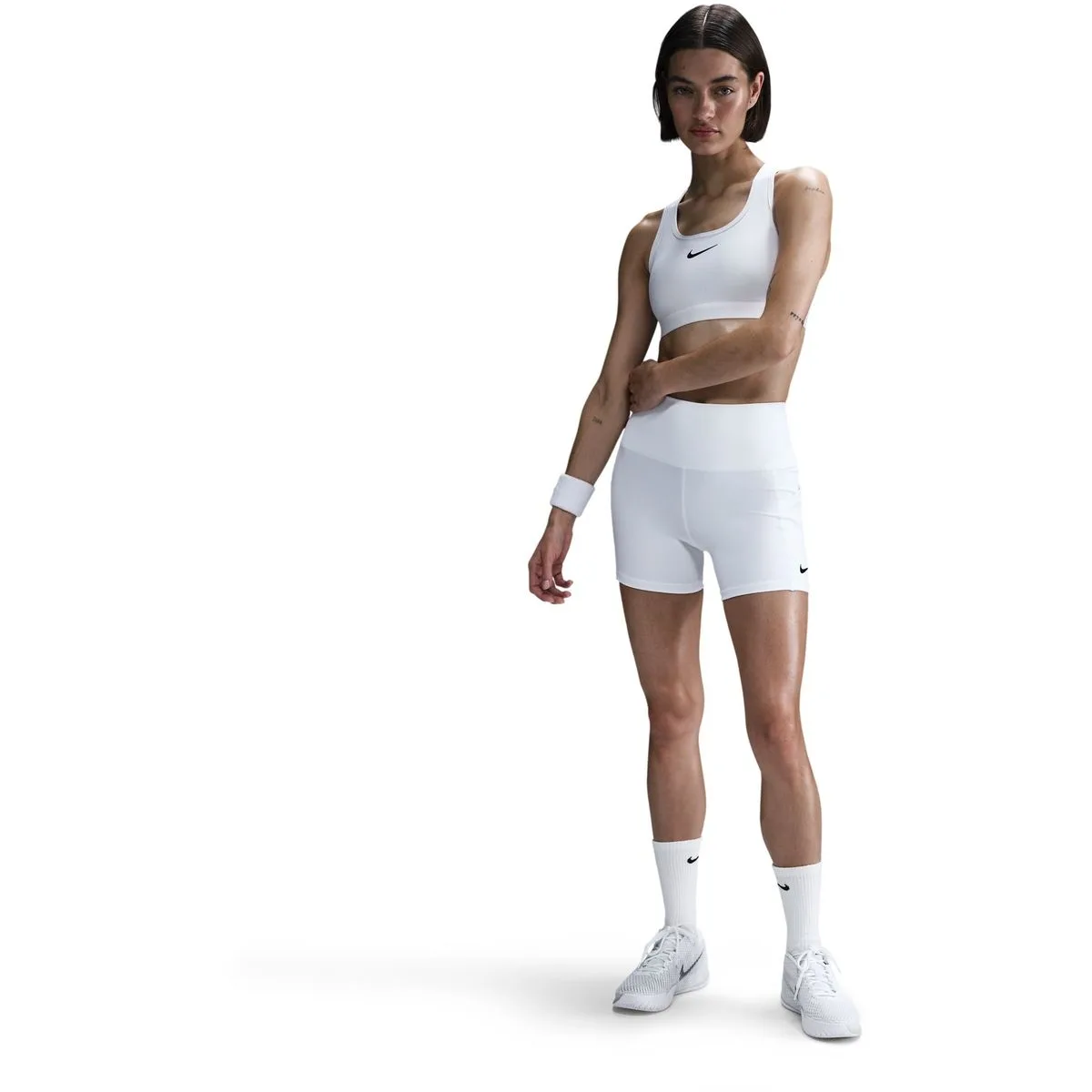 Court Dri-Fit with Pockets Damen Tights, weiß US: L