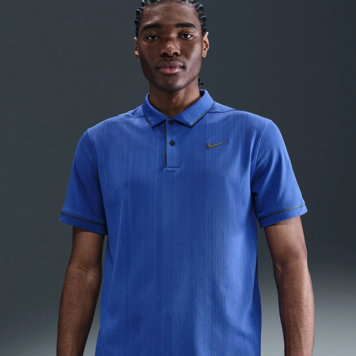 Victory+ Dri-Fit Golf Herren Poloshirt, blau US: S