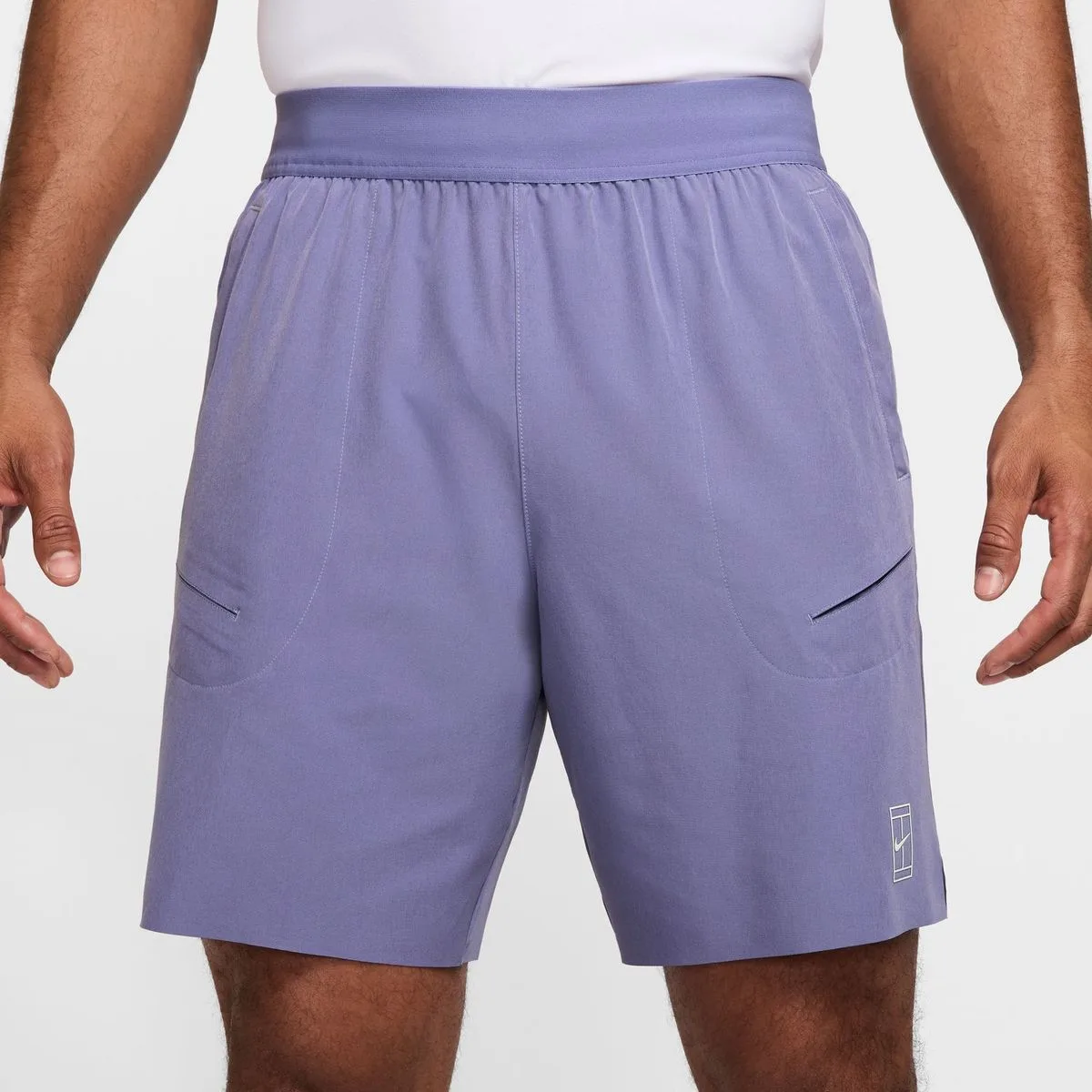Court Advantage Dri-Fit 8" Herren Shorts, lila US: L