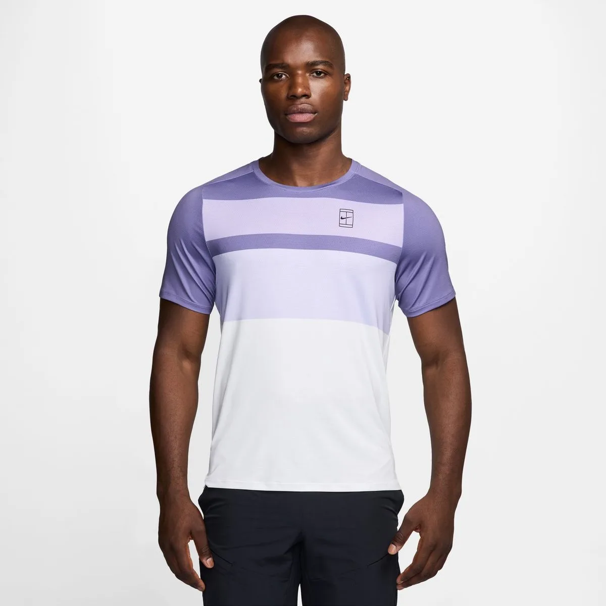 Court Advantage Herren T-Shirt, lila US: S