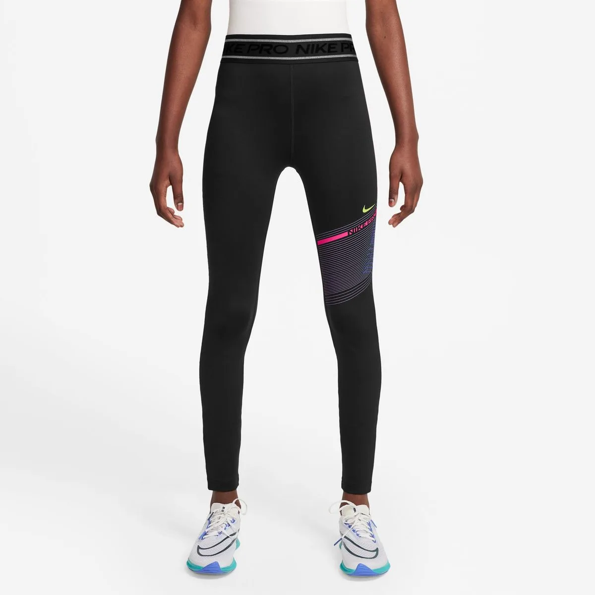 Pro Dri-Fit Mädchen Shorts, schwarz US: L