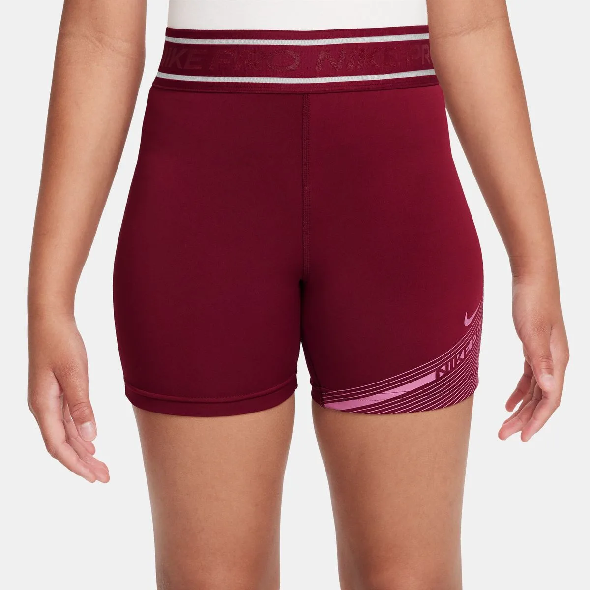 Pro Dri-Fit Mädchen Shorts, rot US: XL