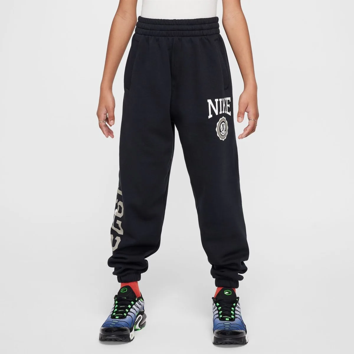 Sportswear Loose Kinder Trainingshose, schwarz US: L