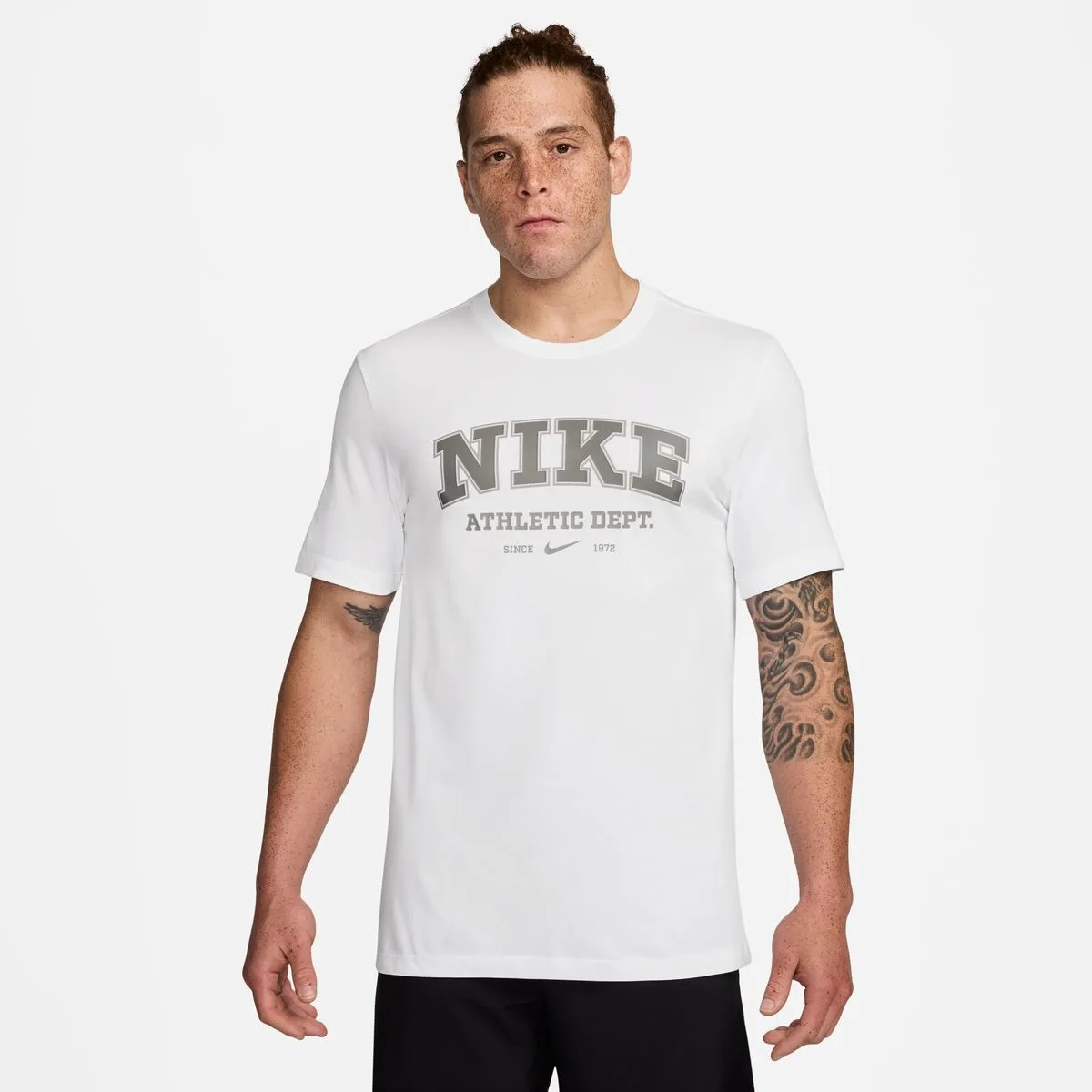 Dri-Fit Fitness Herren T-Shirt, weiß US: XL