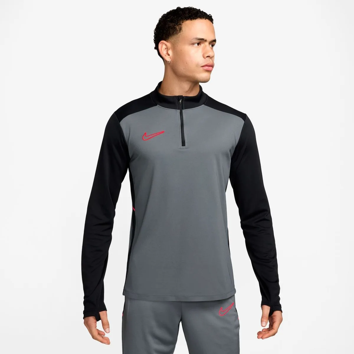 Academy emyemy Dri-Fit Herren Trikot, grau US: XL