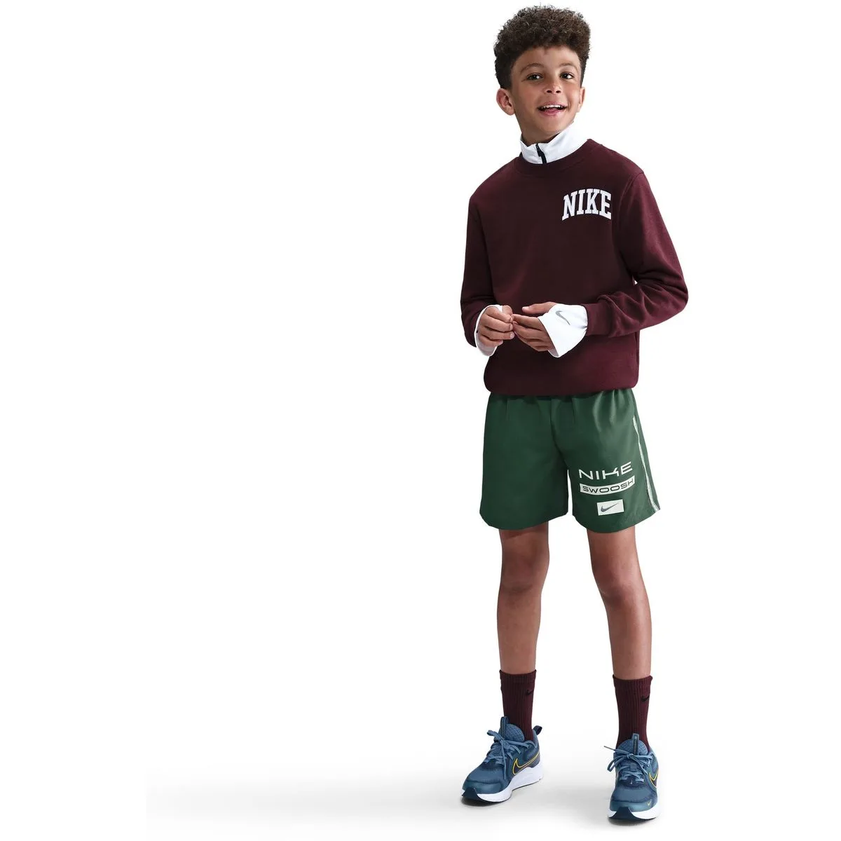 Multi Dri-Fit Woven Kinder Shorts, grün US: L