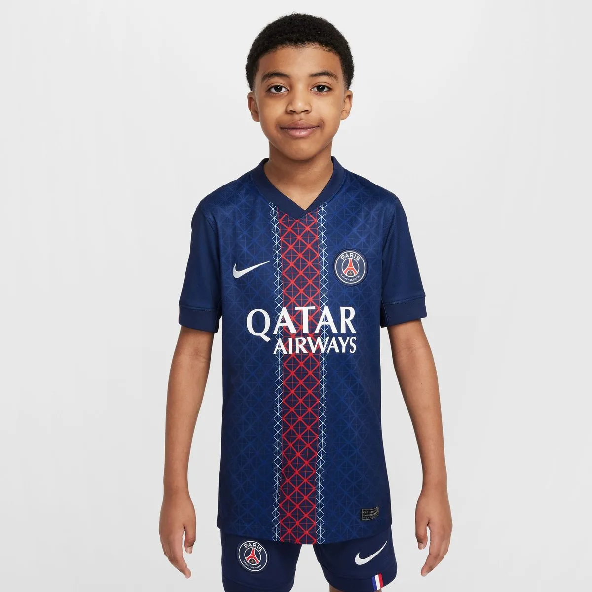Paris Saint-Germain 2025/26 Stadium Heim Dri-Fit Replica Kinder T-Shirt, blau US: XL
