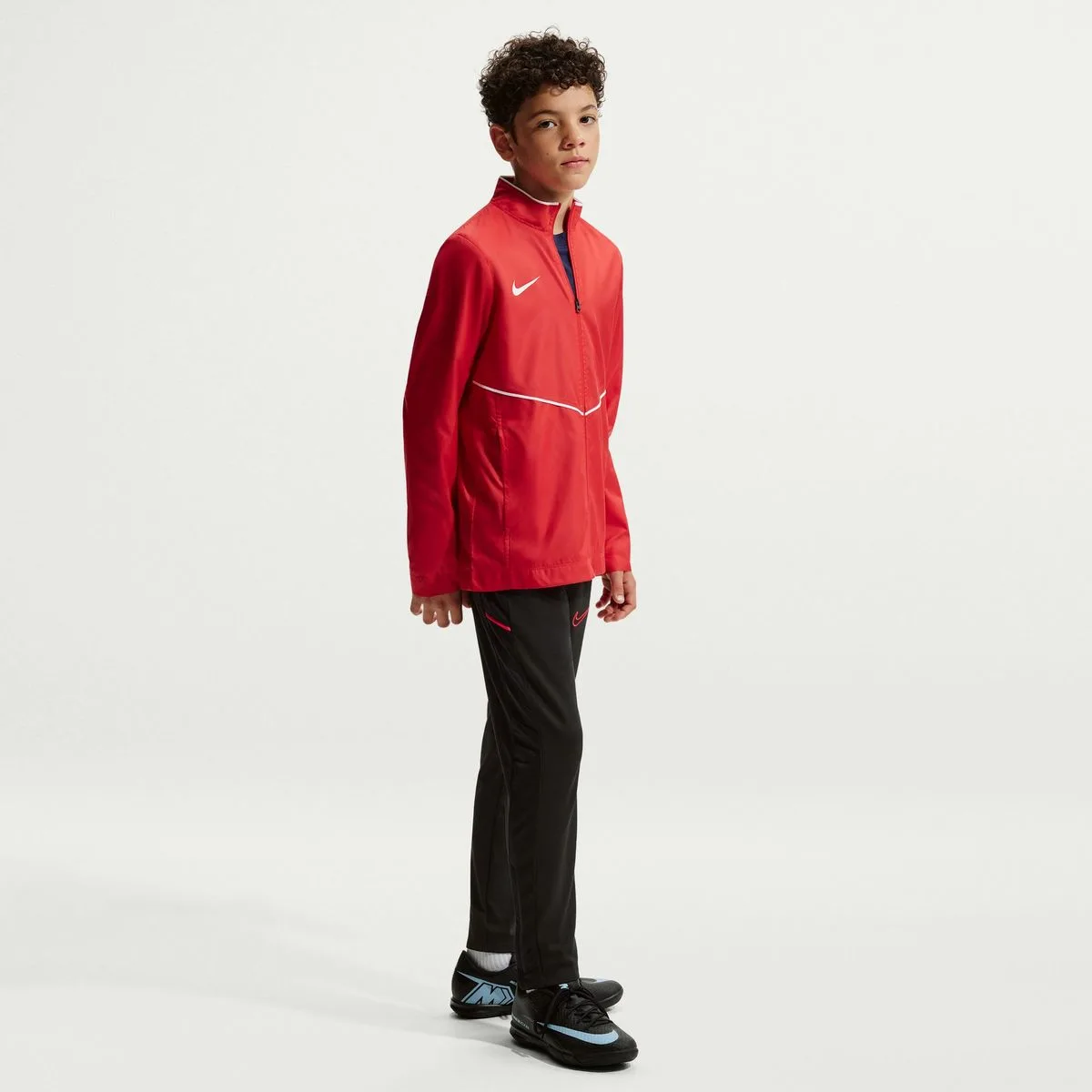 Park Rain Kinder Fußballjacke, rot US: M