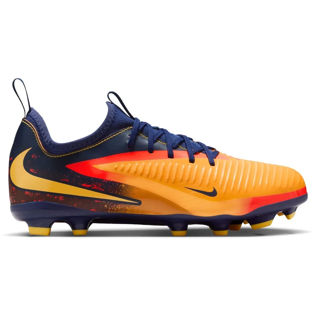 Phantom 6 Low Academy FG/MG Erling Haaland Kinder Fußball-Systemschuhe, orange, Größe 38 38