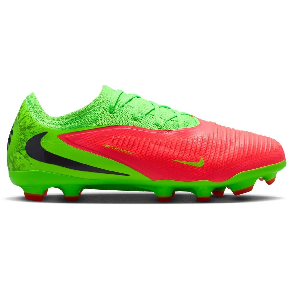 Phantom 6 Low FG/MG Erling Haaland Kinder Fußball-Systemschuhe, rot, Größe 35 ½ 35 ½