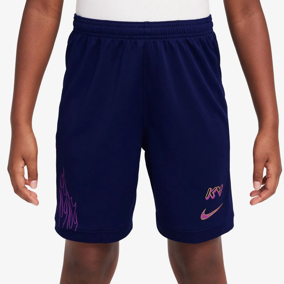 Kylian Mbappé Academy Dri-Fit Kinder Shorts, blau US: L
