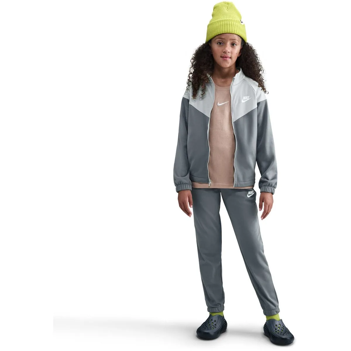 Nike Sportswear Dri-Fit Kinder Sportanzug, grau